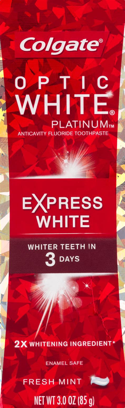Colgate Optic White Express White Whitening Toothpaste.